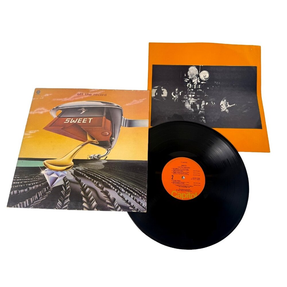 Sweet Off The Record 1977 Vinyl Capitol Records Gatefold VG+